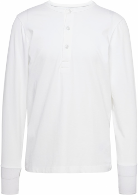 KnowledgeCotton Apparel Tričko  biela