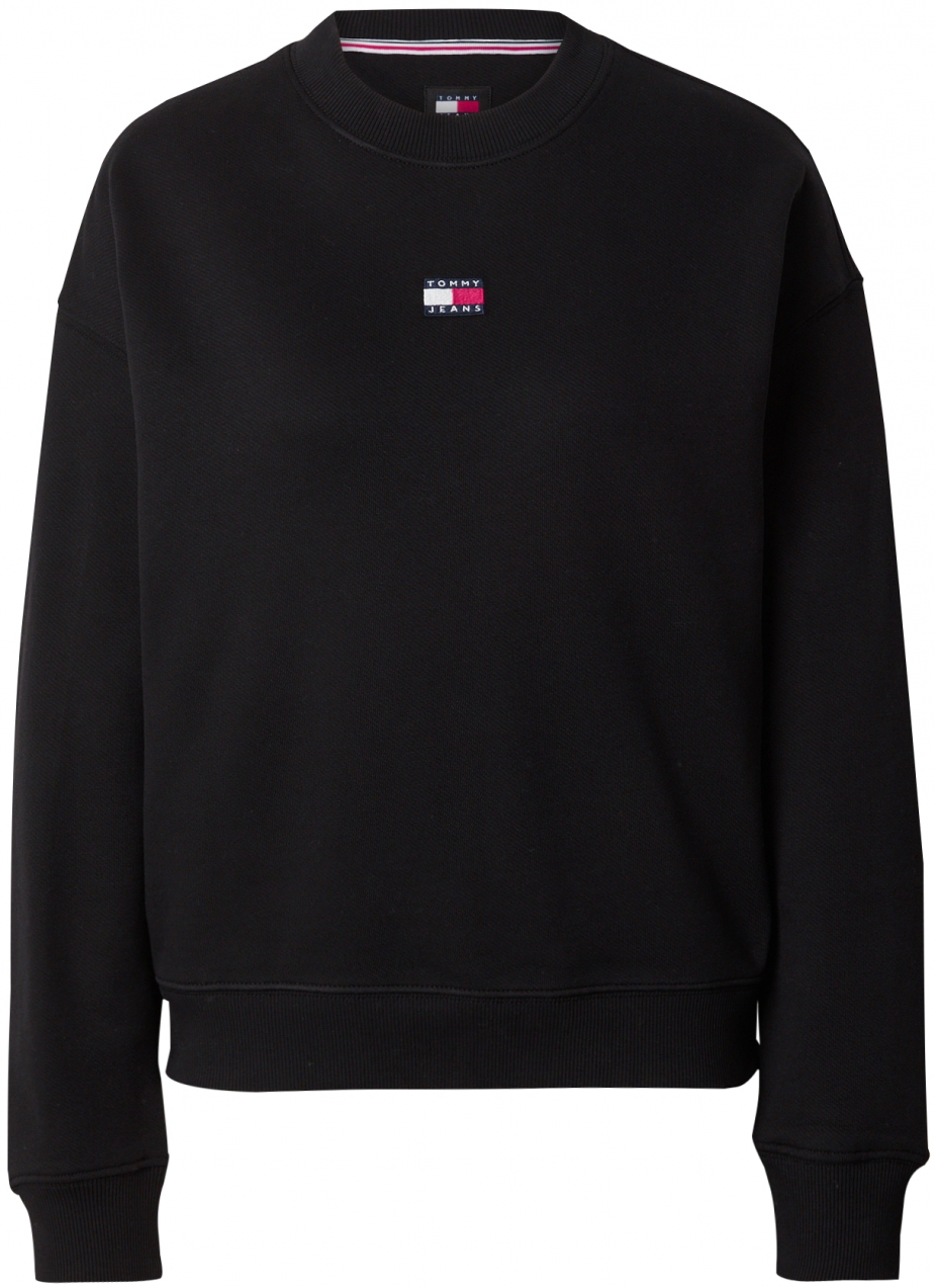 Tommy Jeans Mikina  námornícka modrá / červená / čierna / biela