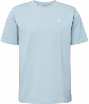 KnowledgeCotton Apparel Tričko 'Alder'  svetlomodrá