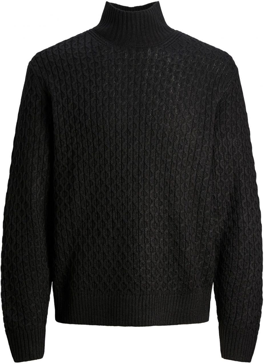 JACK & JONES Sveter 'COSY'  čierna