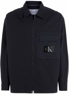Calvin Klein Jeans Prechodná bunda  čierna / biela