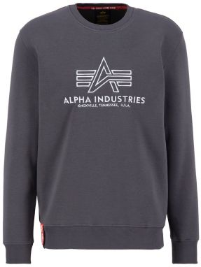 ALPHA INDUSTRIES Mikina  sivá / biela