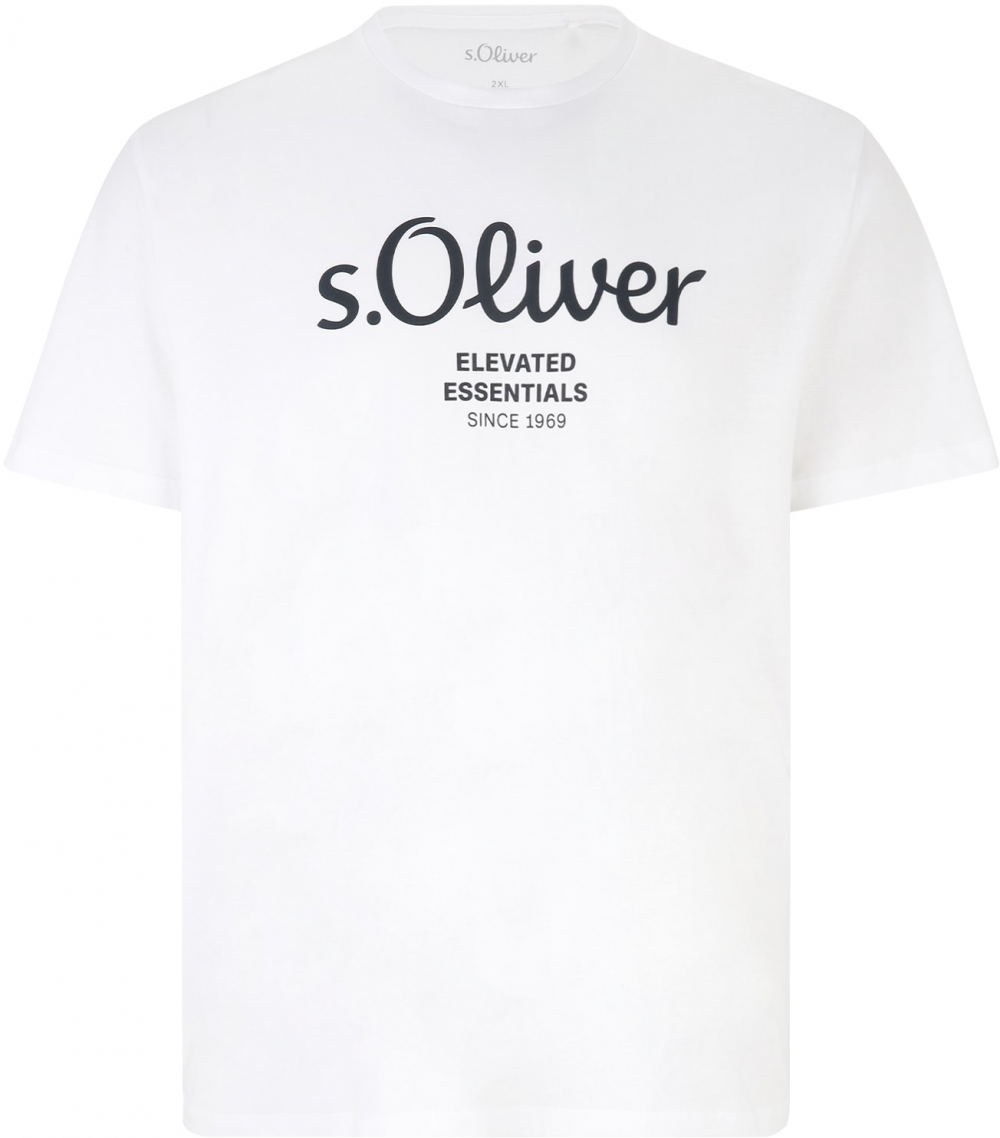s.Oliver Tričko  čierna / biela