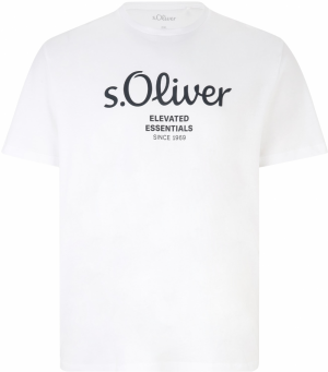 s.Oliver Tričko  čierna / biela
