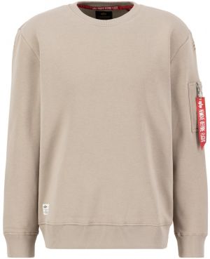 ALPHA INDUSTRIES Mikina 'Dragon'  piesková / hnedá / sivá / červená