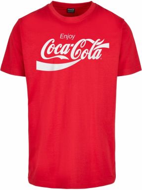 Merchcode Tričko 'Coca Cola'  červená / biela