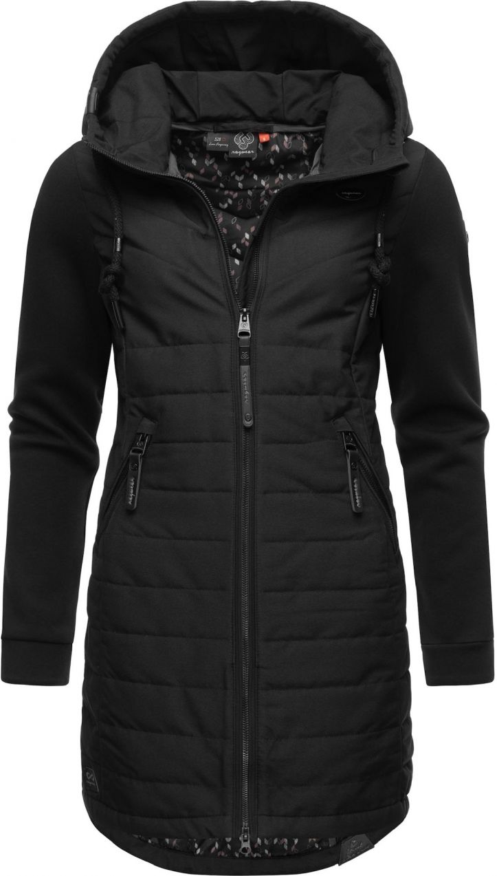 Ragwear Prechodný kabát 'Lucinda'  čierna