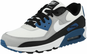 Nike Sportswear Nízke tenisky 'Air Max 90'  modrá / sivá / čierna / biela