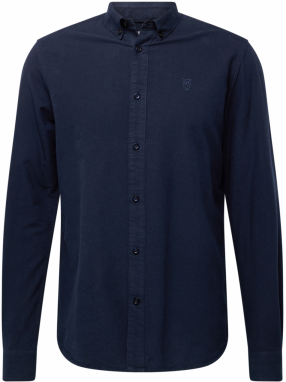 KnowledgeCotton Apparel Košeľa 'Harald'  námornícka modrá