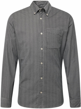 JACK & JONES Košeľa 'BROOK'  sivá / antracitová