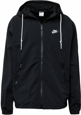 Nike Sportswear Prechodná bunda  čierna / biela