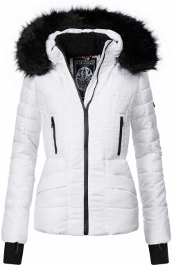 NAVAHOO Zimná bunda 'Adele'  čierna / biela