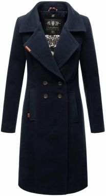 NAVAHOO Prechodný kabát 'Wooly'  námornícka modrá