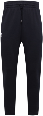 UNDER ARMOUR Športové nohavice 'Essential'  čierna / biela