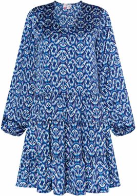 IZIA Letné šaty  svetlomodrá / tmavomodrá / orchideová