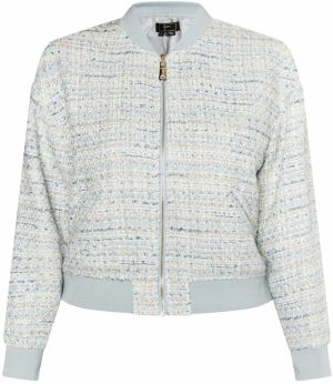 faina Blejzer 'Bouclé'  svetlomodrá / zlatá / strieborná / biela