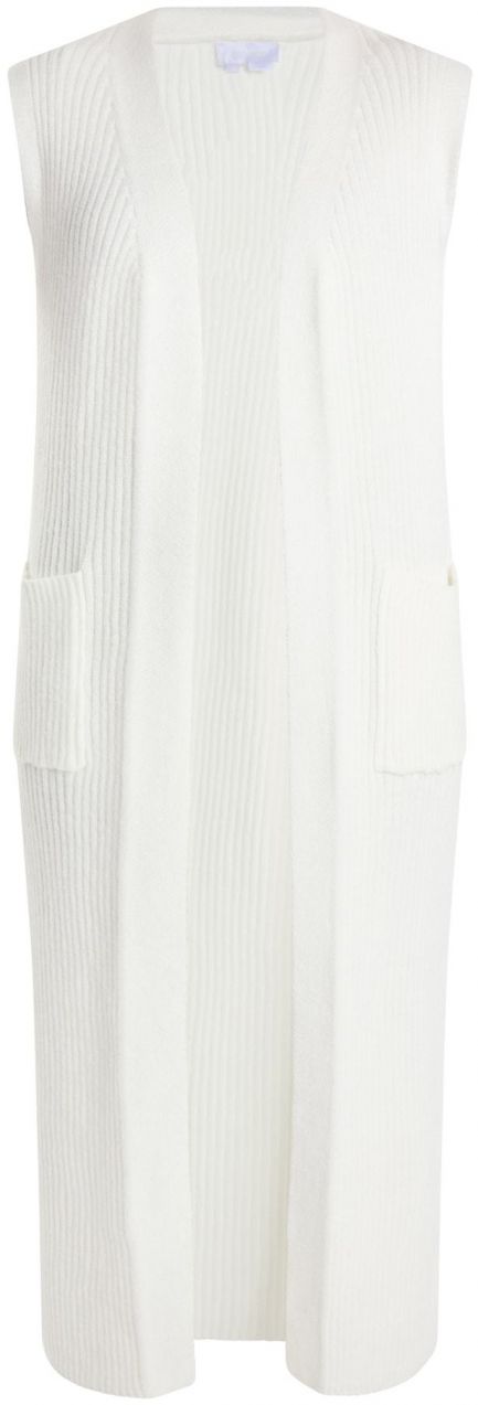 usha WHITE LABEL Pletená vesta 'Teylon'  biela