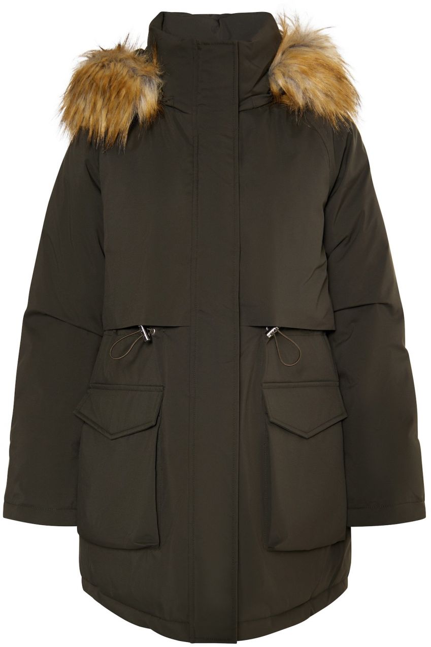 Usha Zimná parka  béžová / olivová
