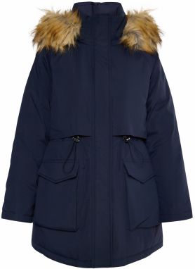Usha Zimná parka  farba ťavej srsti / námornícka modrá