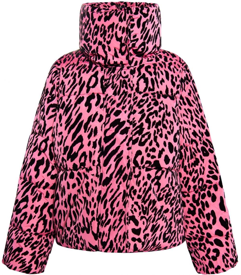 faina Zimná bunda  ružová / čierna