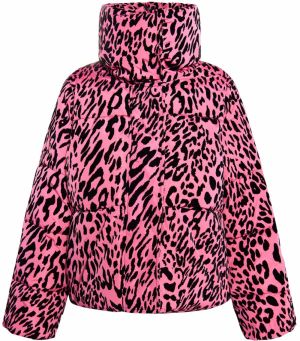 faina Zimná bunda  ružová / čierna