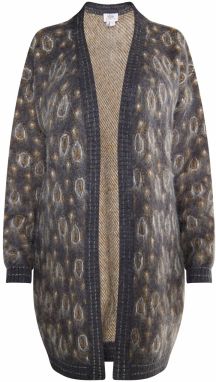 usha FESTIVAL Kardigán 'Carnea'  hnedá / antracitová