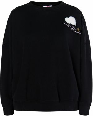 MYMO Mikina 'Keepsudry'  svetlomodrá / žltá / čierna / biela