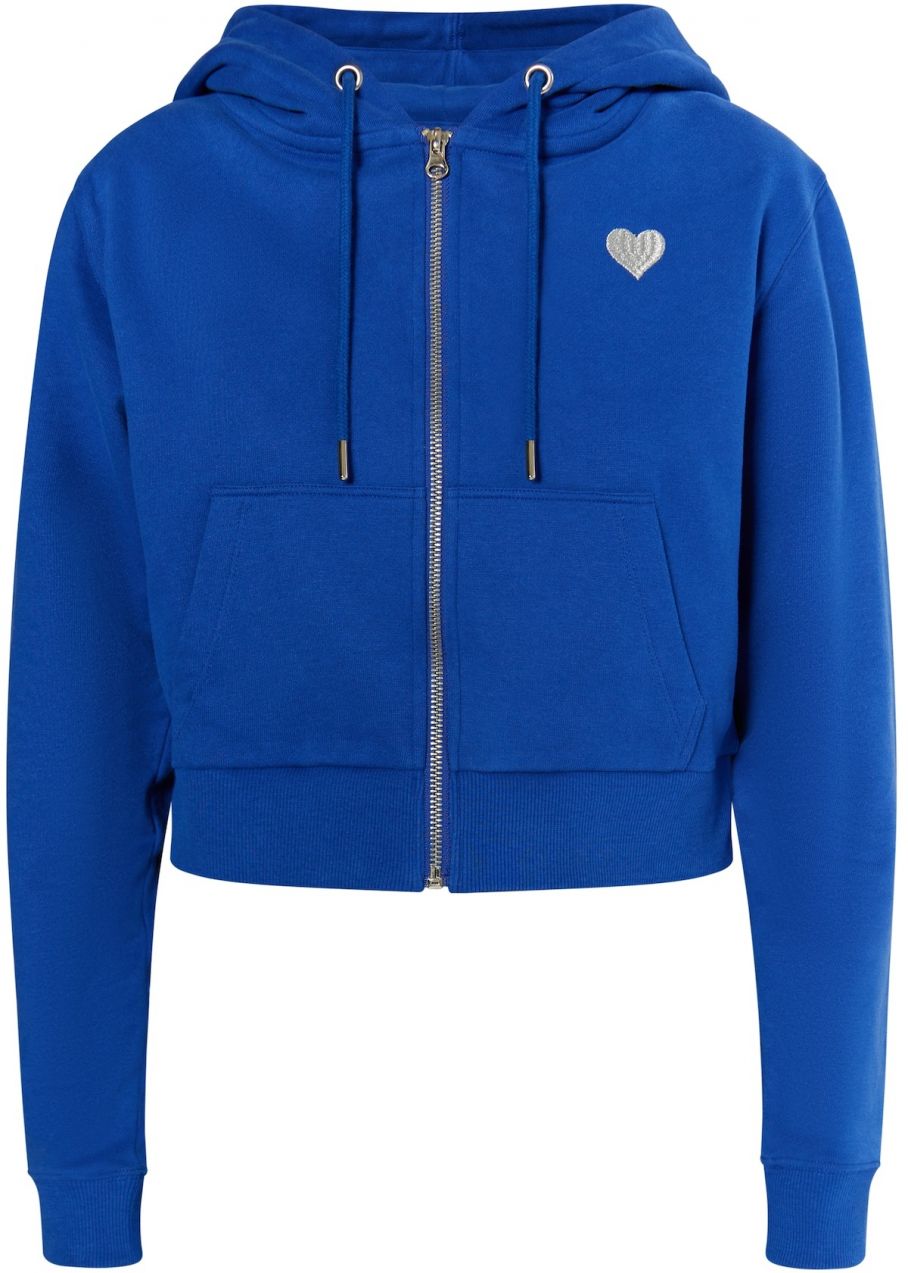 MYMO Tepláková bunda 'Biany'  modrá