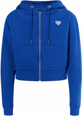 MYMO Tepláková bunda 'Biany'  modrá