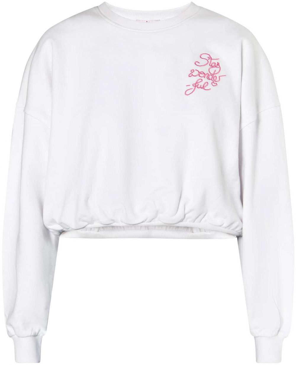 MYMO Mikina 'Keepsudry'  ružová / biela