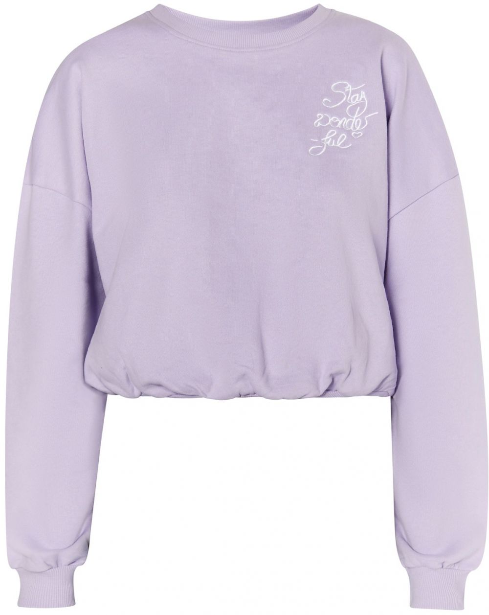 MYMO Mikina 'Keepsudry'  svetlofialová / biela