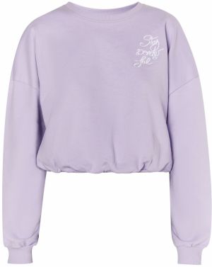 MYMO Mikina 'Keepsudry'  svetlofialová / biela