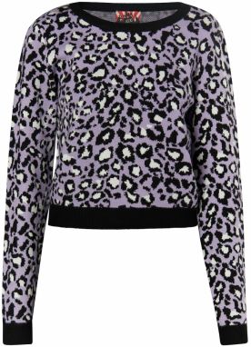 myMo ROCKS Sveter 'Ucy'  tyrkysová / fialová