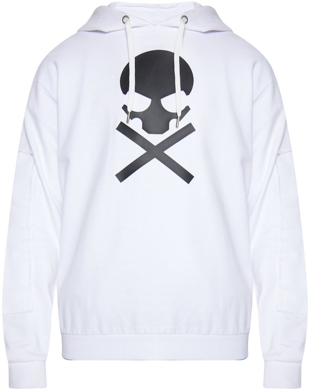 TUFFSKULL Mikina  čierna / biela