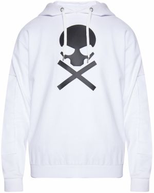 TUFFSKULL Mikina  čierna / biela