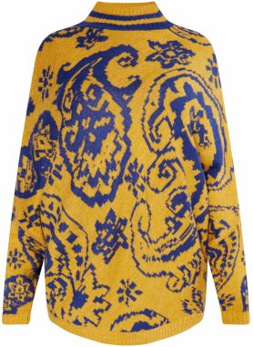 usha FESTIVAL Sveter 'Rakata'  modrá / karí