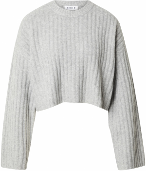 EDITED Sveter 'Amie'  sivá melírovaná