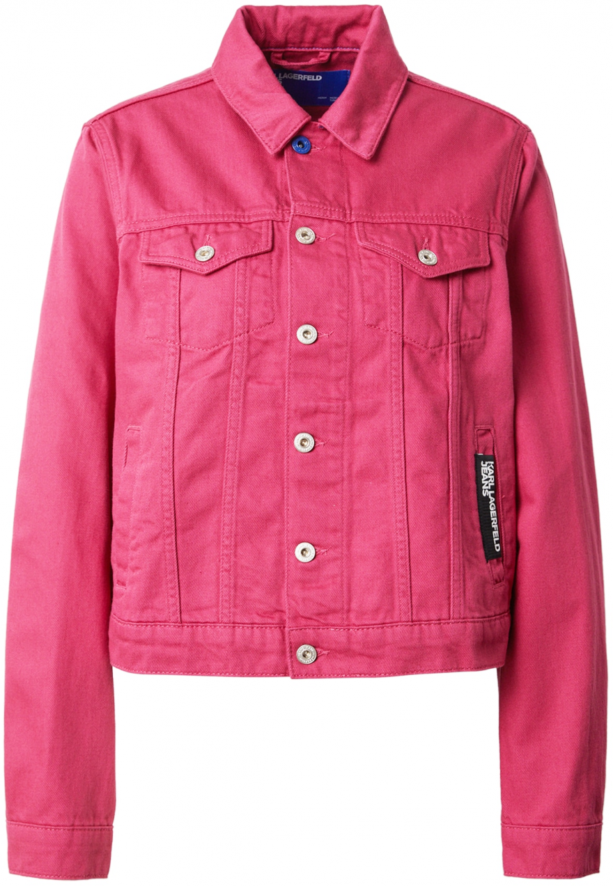 KARL LAGERFELD JEANS Prechodná bunda  tmavoružová