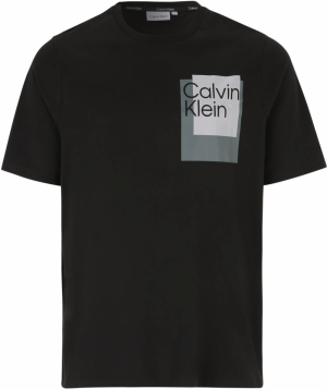 Calvin Klein Big & Tall Tričko  čadičová / svetlosivá / čierna