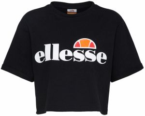 ELLESSE Tričko 'Alberta'  oranžová / marhuľová / čierna / biela
