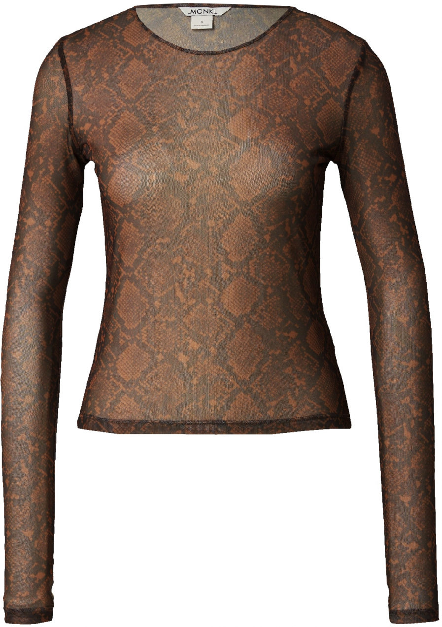 Monki Tričko  farba ťavej srsti / čierna