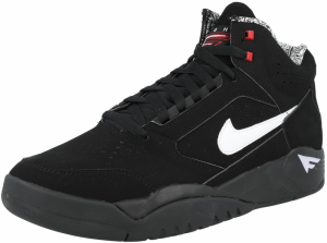 Nike Sportswear Členkové tenisky 'AIR FLIGHT LITE'  čierna / biela