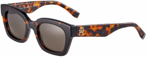 TOMMY HILFIGER Slnečné okuliare  gaštanová / koňaková