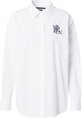Lauren Ralph Lauren Blúzka '50S'  námornícka modrá / biela