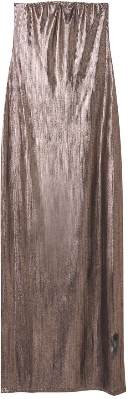 Pull&Bear Kokteilové šaty  bronzová