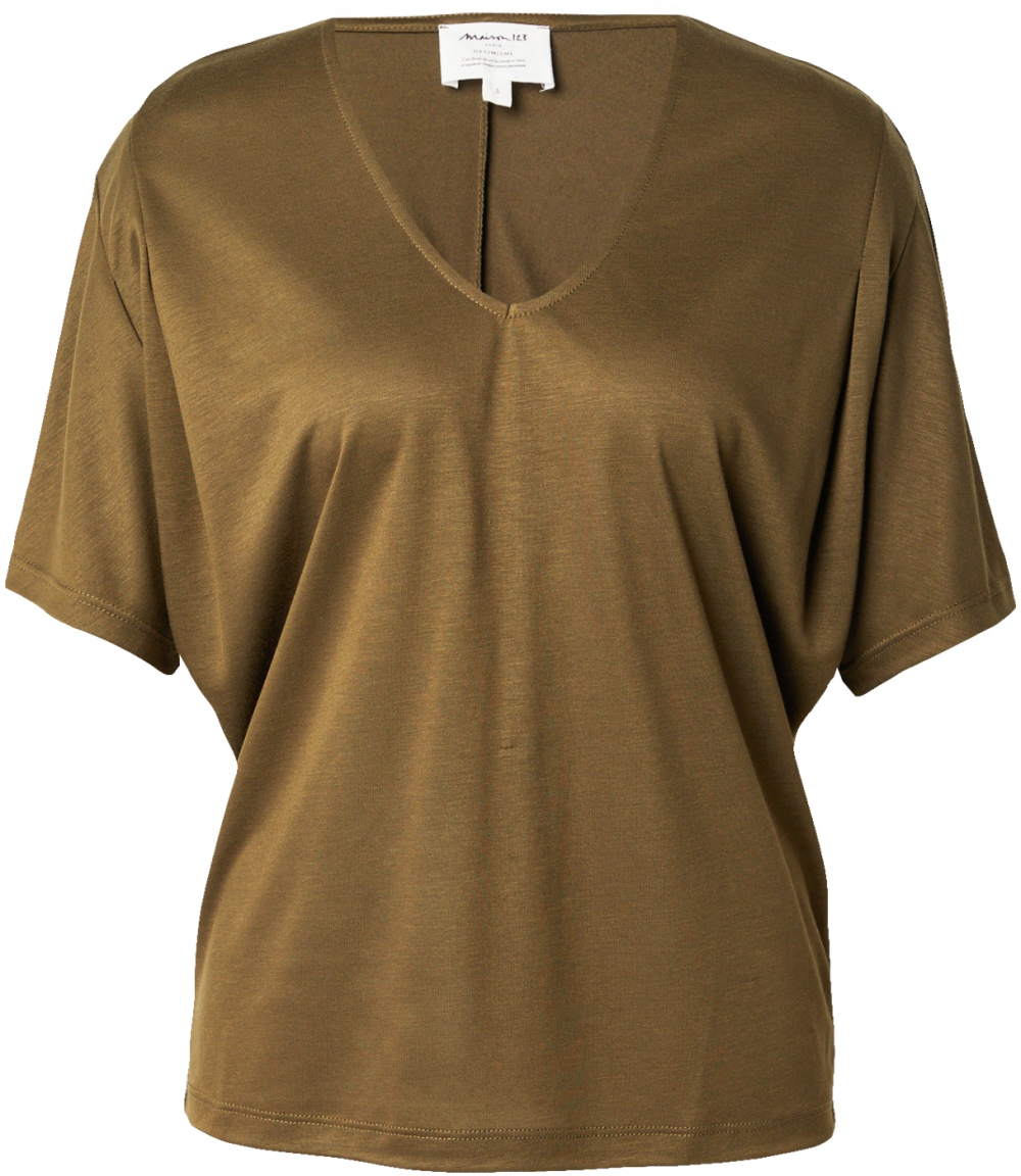Maison 123 Tričko 'PAMELA'  olivová