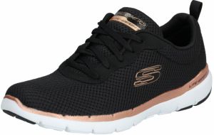 SKECHERS Nízke tenisky 'Flex Appeal 3.0'  svetlobéžová / čierna