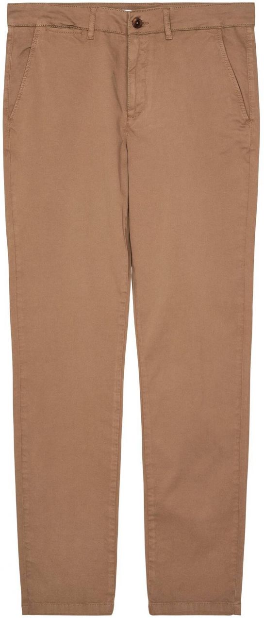 KnowledgeCotton Apparel Chino nohavice 'Luca'  hnedá
