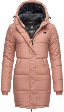 Ragwear Zimný kabát 'Relive'  staroružová / čierna / biela