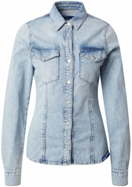 KARL LAGERFELD JEANS Blúzka  modrá denim